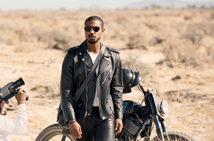 michael b jordan leather jacket