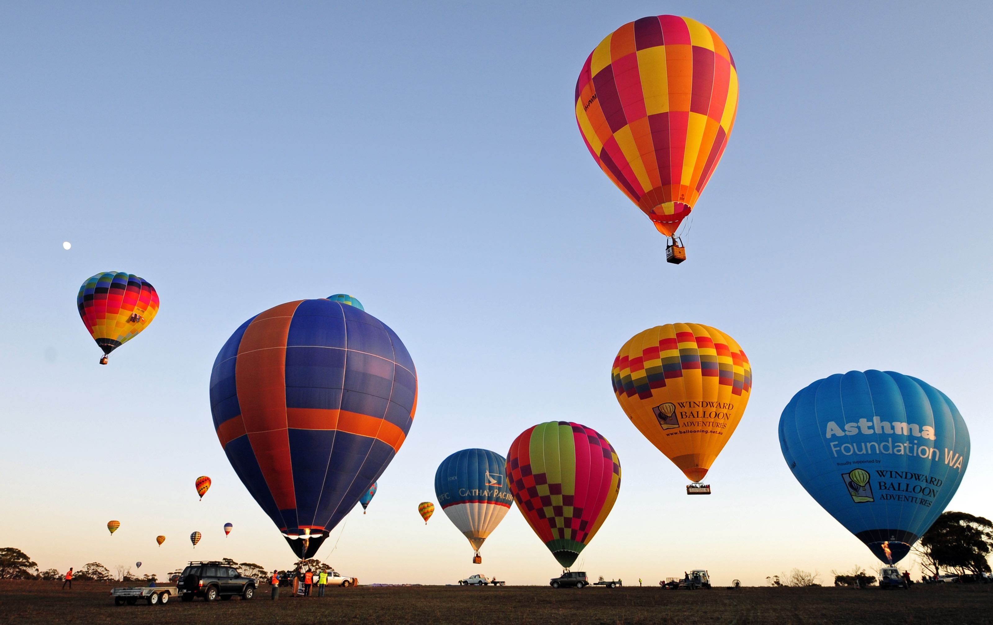 hot air balloon perth