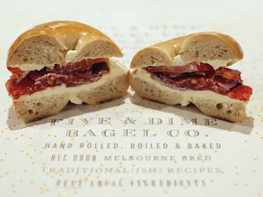 Located At Katherine Place In The Heart Of Melbourne Five Dime Is Your One Stop Shop For Beautiful Boiled And Baked Bagels Whats More You Can Sit Down Located At Katherine Place In The Heart Of Melbourne Five Dime Is Your One Stop Shop For Beautiful Boiled And Baked Bagels Whats More You Can Sit Down