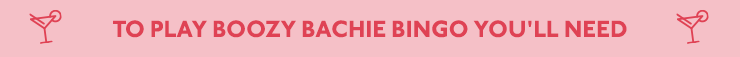 boozy bachie bingo