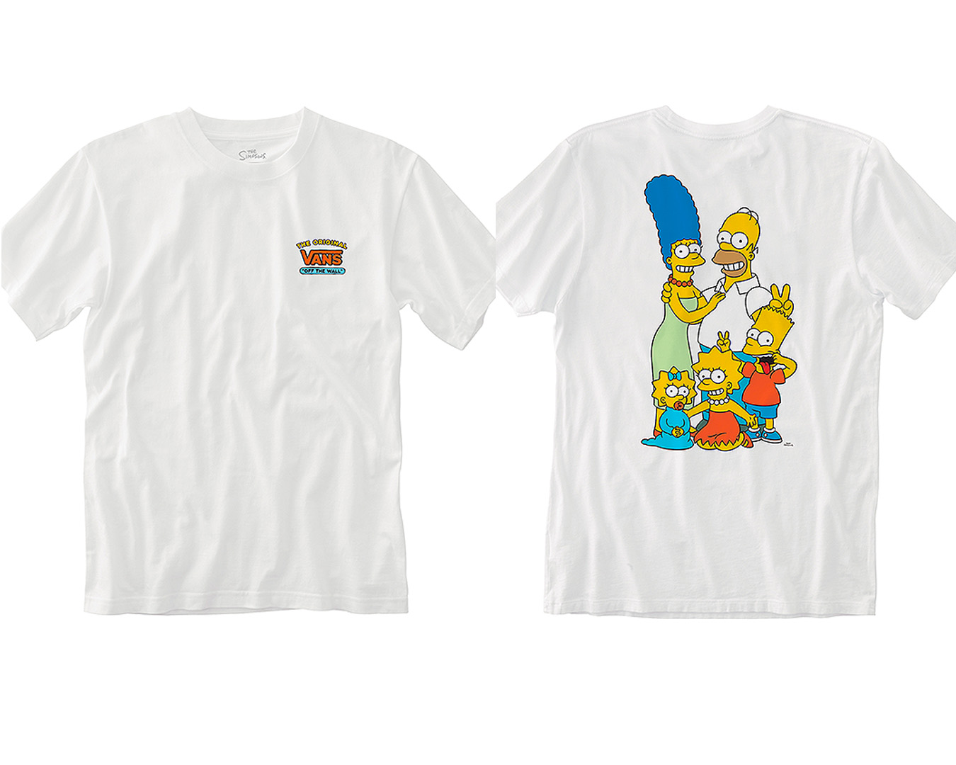 vans simpsons t shirt