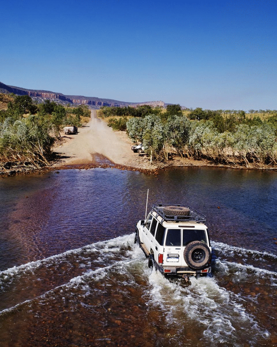 a selection of images showing things to do in the Kimberley