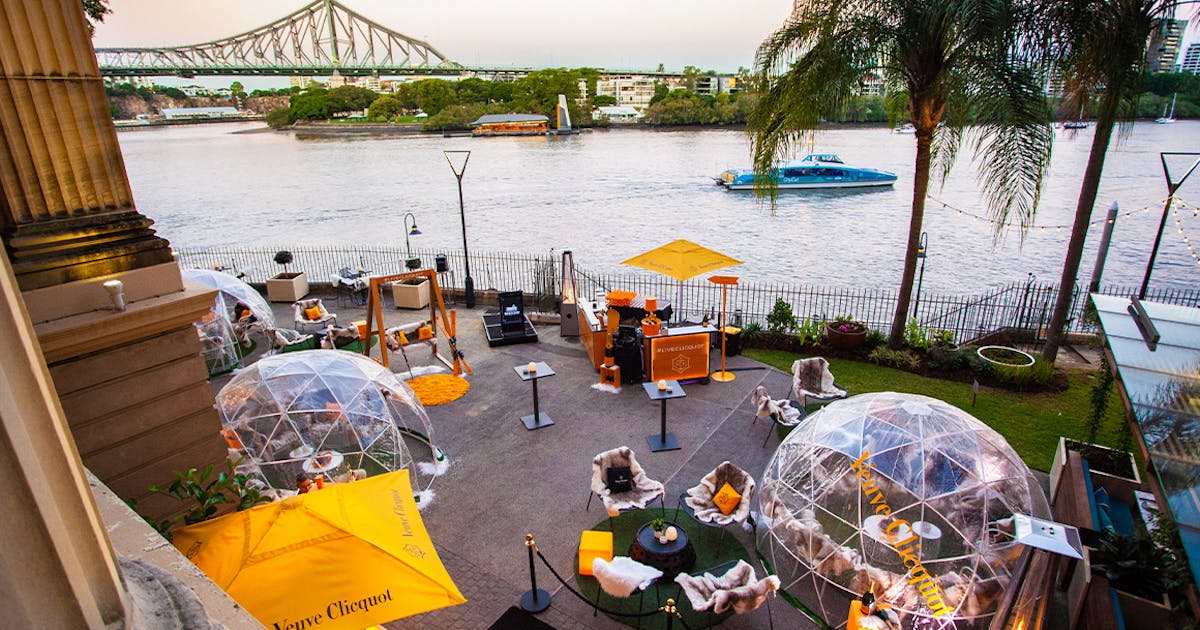 Nibble On Baked Brie In These Beautiful Pop Up Igloo Bars Overlooking The Story Bridge Urban List Gold Coast Nibble On Baked Brie In These Beautiful Pop Up Igloo Bars Overlooking The Story Bridge Urban List Gold Coast