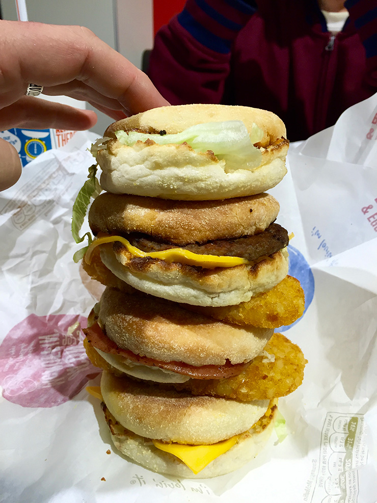 Jimmy's Burgers Maccas Stack