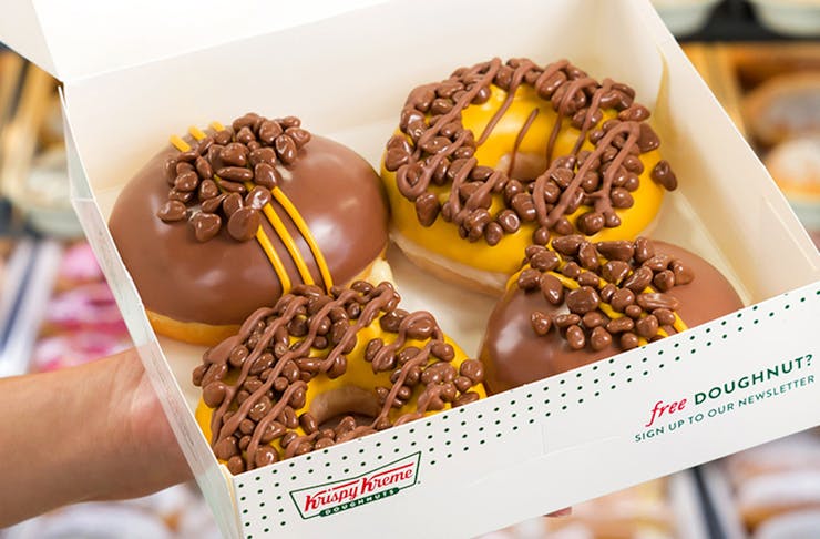 Krispy Kreme Limited-Edition Crunchie Doughnuts | Urban List NZ