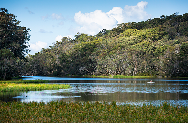 A pristine lake near some of the best camping in Victoria.