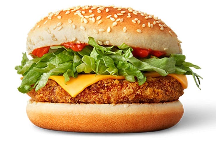 McDonald's vegan burger