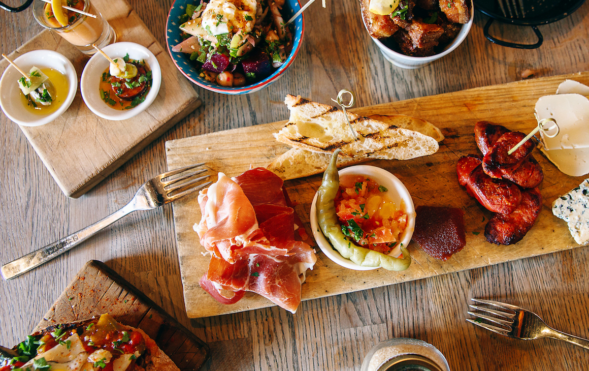 tapas plates at Pinchos in Leederville