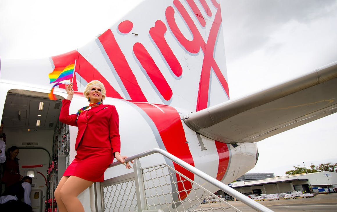 All Aboard Virgin Australia Is Doing A Boozy Pride Flight To Mardi Gras Urban List Brisbane