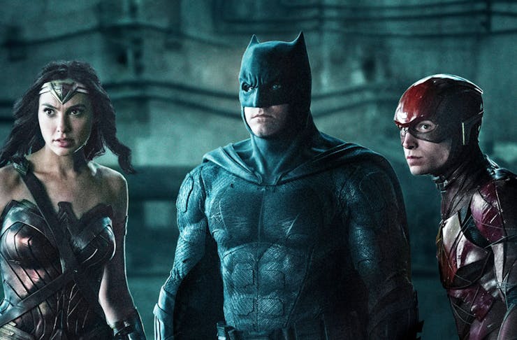 Wonder Woman, Batman and The Flash